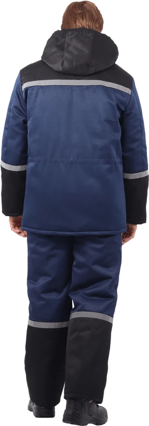 Костюм зимний, т/синий-чёрный Кос 300