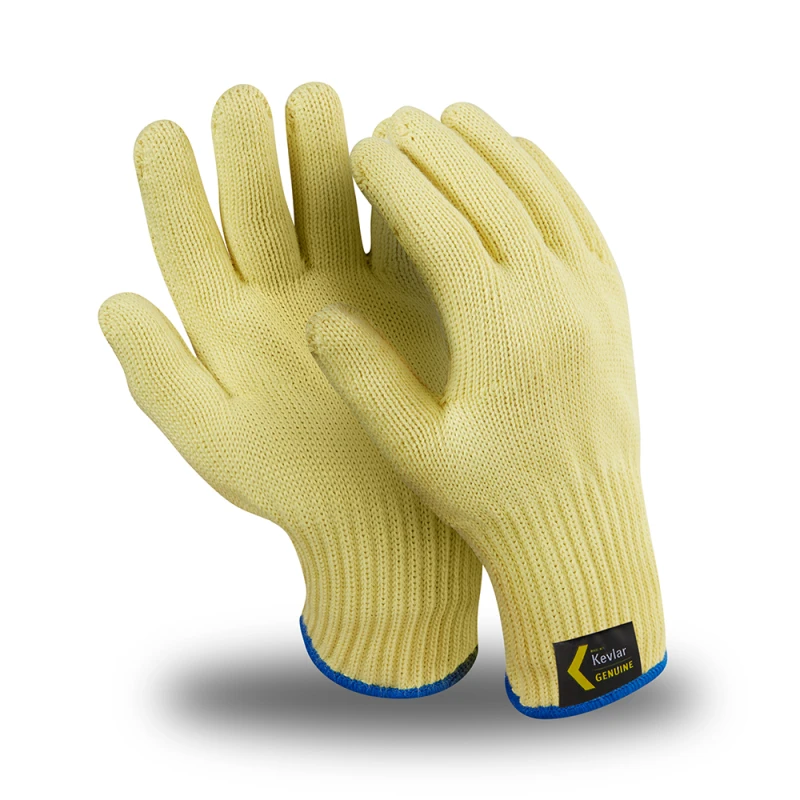 Перчатки АРАМАКС (TG-601), Kevlar®, без покрытия, до 250°С, оверлок, цвет желтый Пер 649