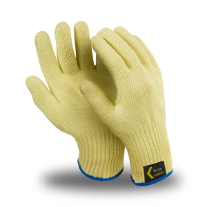 Перчатки АРАМАКС (TG-601), Kevlar®, без покрытия, до 250°С, оверлок, цвет желтый Пер 649