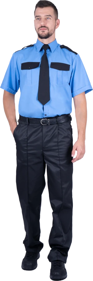 Сорочка ОХРАННИКА мужская с коротким рукавом Сор 001