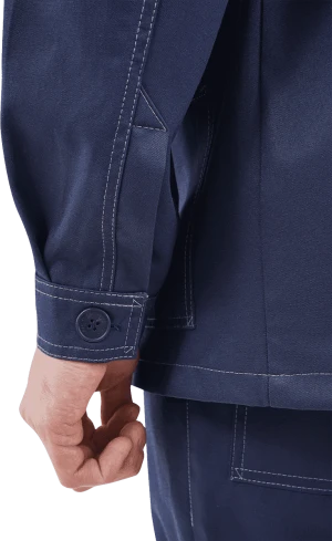 Костюм мужской АРТЕЛЬ от механических воздействий и ОПЗ (куртка, брюки), темно-синий/черный Кос 570