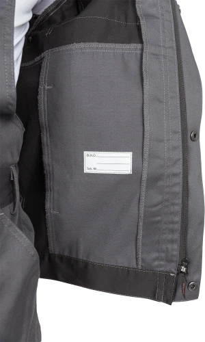 Костюм мужской ГРАНИТ НЕО от механических воздействий и ОПЗ (куртка, полукомбинезон), серый/черный Кос 460.1