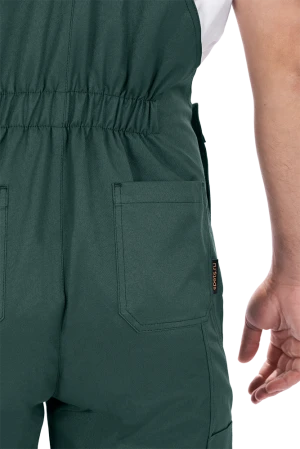 Костюм мужской ТЕХНИК 2 от механических воздействий и ОПЗ (куртка, полукомбинезон), темно-зелёный/черный