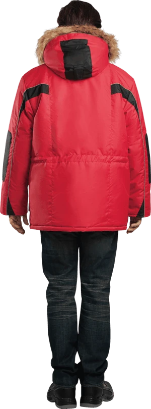 Куртка ДИКСОН зимняя, красный-чёрный Кур 665