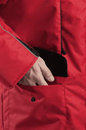 Куртка ДИКСОН зимняя, красный-чёрный Кур 665