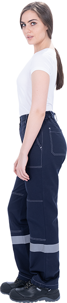 Костюм РАЦИОНАЛИЗАТОР летний, синий-василек, 100% х/б, женский (куртка, брюки) Кос 1710