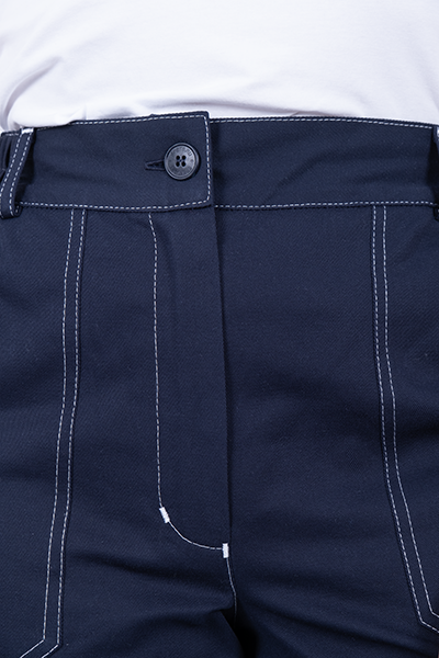 Костюм РАЦИОНАЛИЗАТОР летний, синий-василек, 100% х/б, женский (куртка, брюки) Кос 1710