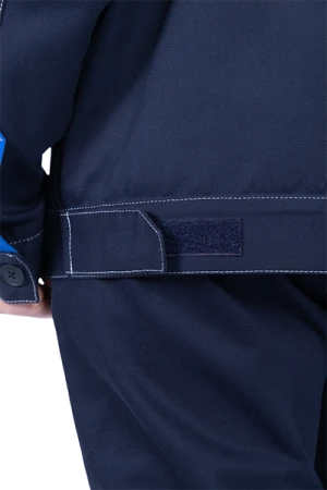 Костюм РАЦИОНАЛИЗАТОР летний, синий-василек, 100% х/б, женский (куртка, брюки) Кос 1710