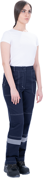 Костюм РАЦИОНАЛИЗАТОР летний, синий-василек, 100% х/б, женский (куртка, брюки) Кос 1710