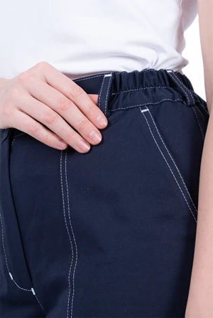 Костюм РАЦИОНАЛИЗАТОР летний, синий-василек, 100% х/б, женский (куртка, брюки) Кос 1710