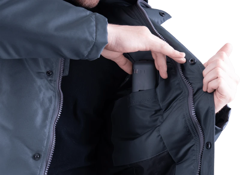 Куртка ШТУРМАН, демисезонная, серый-василёк Кур 416