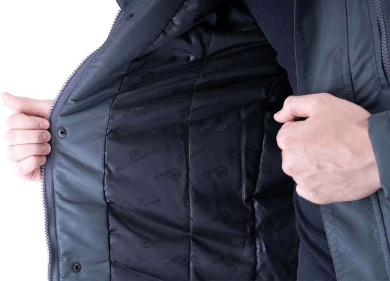 Куртка ШТУРМАН, демисезонная, серый-василёк Кур 416