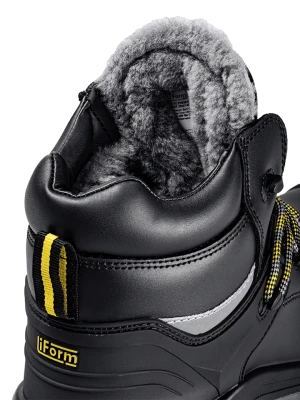 Ботинки iForm® ORIGINAL (ОРИДЖИНАЛ) с КП и КС нат мех, кожаные ПУ/нитрил