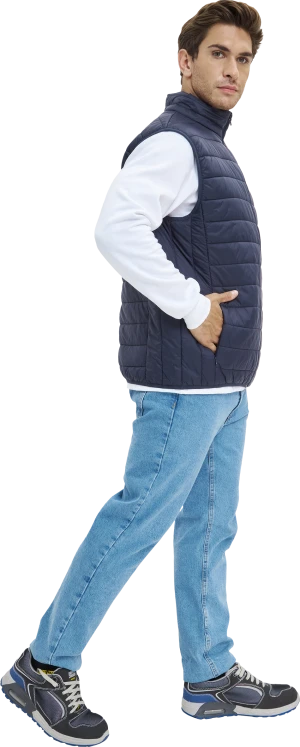 Жилет ДЕМИ стеганый, т/синий Жил 002