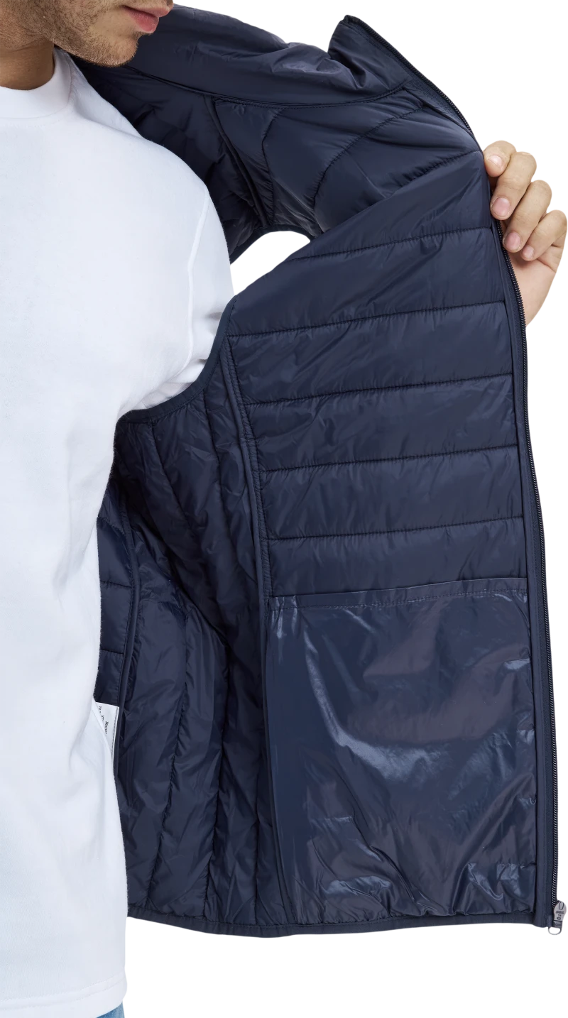 Жилет ДЕМИ стеганый, т/синий Жил 002