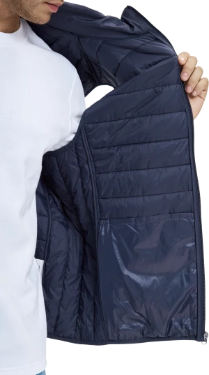 Жилет ДЕМИ стеганый, т/синий Жил 002