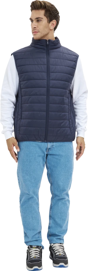 Жилет ДЕМИ стеганый, т/синий Жил 002