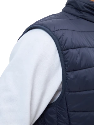 Жилет ДЕМИ стеганый, т/синий Жил 002