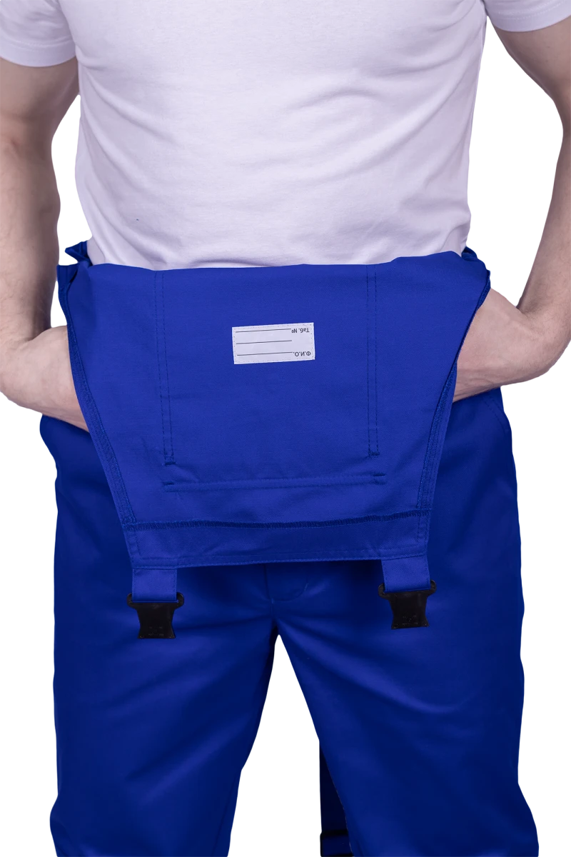 Полукомбинезон мужской СТРОНГ от механических воздействий и ОПЗ, цв. василек Пком 1603