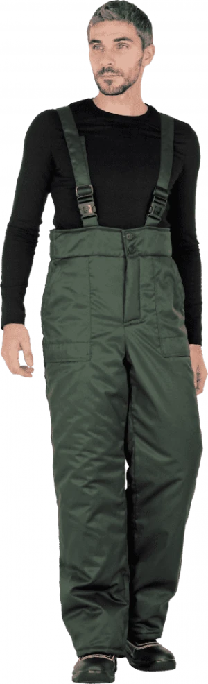 Брюки мужские ЛАНДШАФТ от пониженных температур воздуха, механических воздействий и ОПЗ, зелёные Брю 606