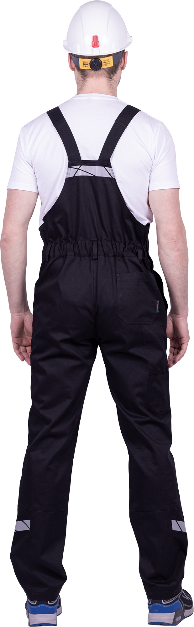 Полукомбинезон мужской СТРОНГ от механических воздействий и ОПЗ, цв. черный Пком 1607