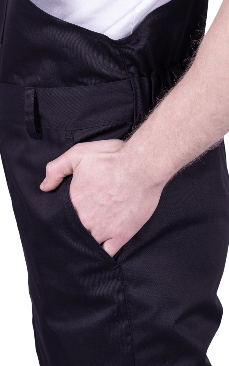 Полукомбинезон мужской СТРОНГ от механических воздействий и ОПЗ, цв. черный Пком 1607