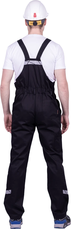 Полукомбинезон мужской СТРОНГ от механических воздействий и ОПЗ, цв. черный Пком 1607