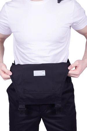 Полукомбинезон мужской СТРОНГ от механических воздействий и ОПЗ, цв. черный Пком 1607