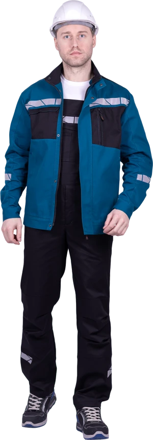 Полукомбинезон мужской СТРОНГ от механических воздействий и ОПЗ, цв. черный Пком 1607