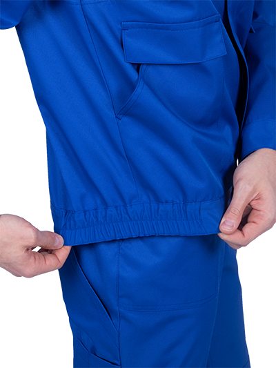 Костюм мужской СПЕЦИАЛИСТ-1 от механических воздействий и ОПЗ (куртка, брюки), василёк/темно-синий Кос 562