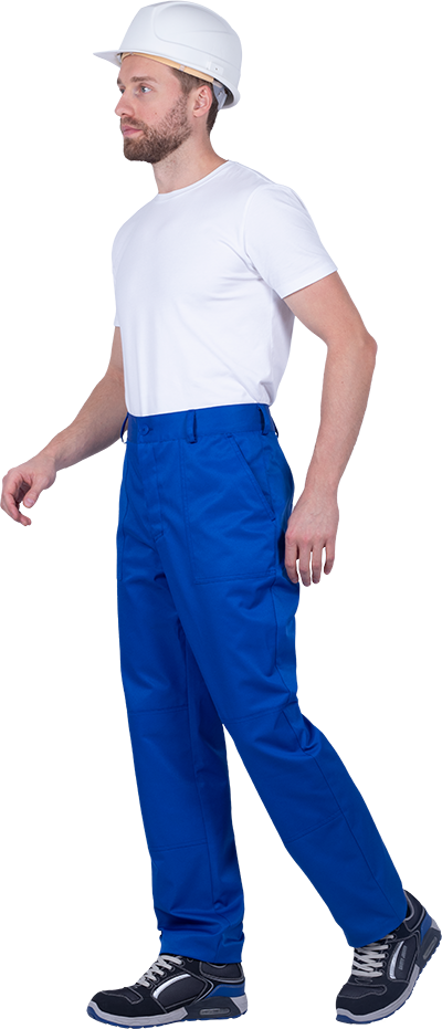 Костюм мужской СПЕЦИАЛИСТ-1 от механических воздействий и ОПЗ (куртка, брюки), василёк/темно-синий Кос 562