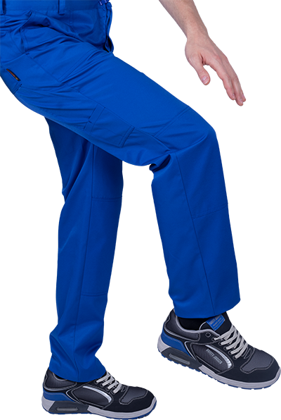 Костюм мужской СПЕЦИАЛИСТ-1 от механических воздействий и ОПЗ (куртка, брюки), василёк/темно-синий Кос 562