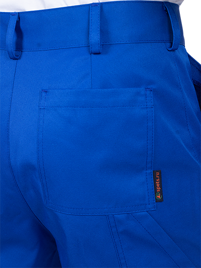 Костюм мужской СПЕЦИАЛИСТ-1 от механических воздействий и ОПЗ (куртка, брюки), василёк/темно-синий Кос 562