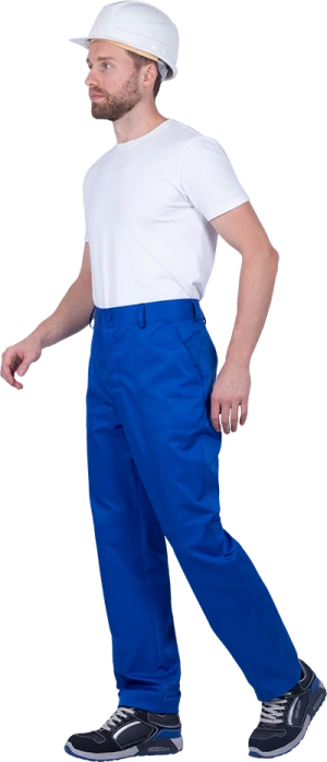 Костюм мужской СПЕЦИАЛИСТ-1 от механических воздействий и ОПЗ (куртка, брюки), василёк/темно-синий Кос 562