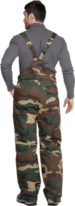 Костюм ТУРИСТ мужской от пониженных температур воздуха, механических воздействий и ОПЗ (куртка, брюки), цвет КМФ зелёный Кос 413